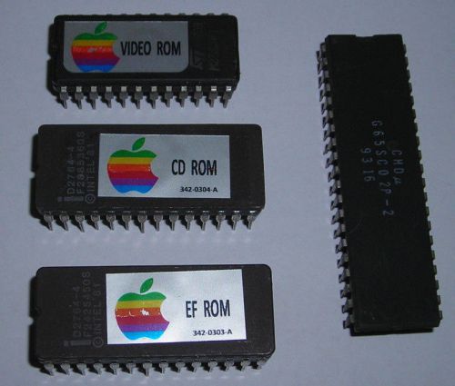 Apple iie enhancement kit 65c02 a2m2052 enchanced with us video rom 342-0265-a for sale