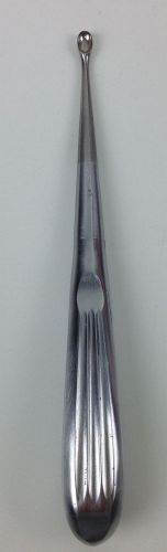 Miltex Curette, oval Cup, 7&#034; (178mm) Straight, Cup Size #3
