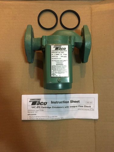 Taco  007-F5-7IFC  Cast Iron Circulator with Integral Flow Check - New!
