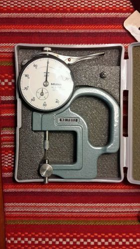 Mitutoyo dial thickness gauge, caliper, gage 7312, 2412 indicator, metrology for sale