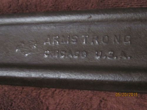 Armstrong 12&#034; C-Clamp No. 412 Drop Forged Clamp Chicago USA