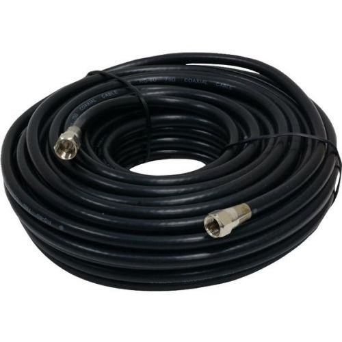 GE 73284 Coaxial/RG6 Video Cable - 50ft - Black