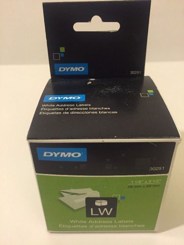 DYMO 30254 LabelWriter Self-Adhesive Address Labels, 1 1/8- by 3 1/2-inch, New