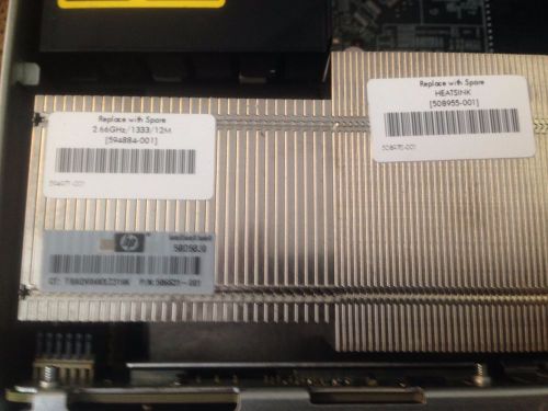 HP 594884-001 XEON X5650 6 CORE 2.66GHz 12MB 6.40GT/s 95W PROC