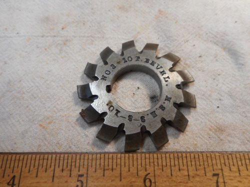 UNITED No 3 - 10P BEVEL Involute Gear Cutters HS -12 Gear Cutter