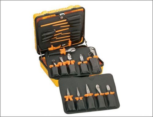 Klein tools 33527 22-piece basic insulated tool set journeyman electrician tools for sale