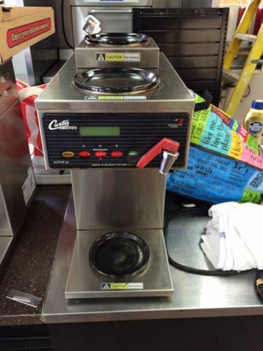 ***************USED Curtis Alpha 3GT Decanter Brewer 3-Station NR***************