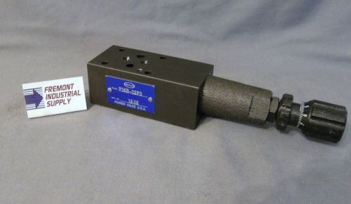 D05 modular hydraulic pressure reducing valve 500-2000 PSI adjustment range
