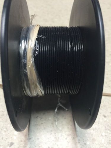 New 100&#039; foot roll blk teflon wire 24 awg 19/36 105c 188382 for sale