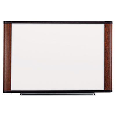 Melamine dry erase board, 72 x 48, mahogany frame, sold as 1 each for sale