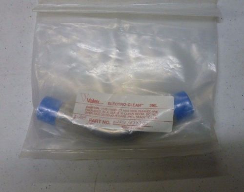 Valex Sanitary Elbow Fitting Tube OD: 1&#034;  45° 316L Stainless Steel Electro-Clean