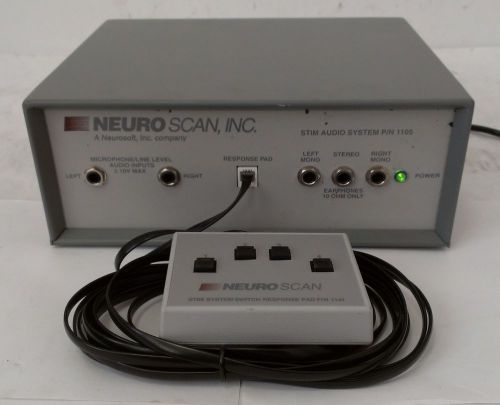 NeuroSoft Neuro Scan STIM Audio System 1105 &amp; Switch Response Pad 1141
