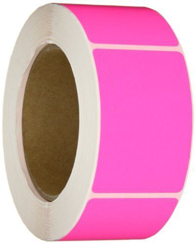 Aviditi DL630K Rectangle Inventory Color Coded Label, 3&#034; Length x 2&#034; Width, Pink