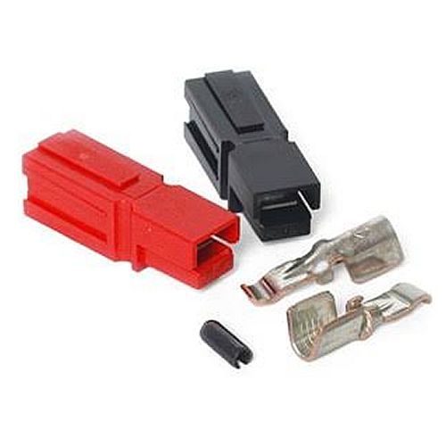 45 Amp Unassembled Red/Black Anderson Powerpole Complete Connectors (10 sets)