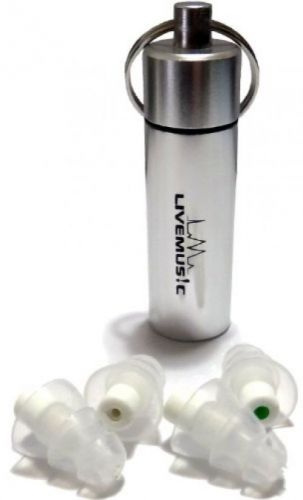Livemus!c reusable ear plugs - standard for sale