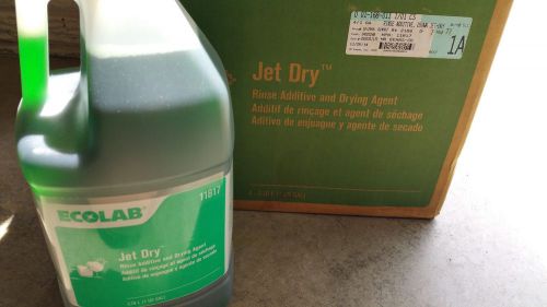 Ecolab jet dry rinse additive drying agent 3 gallons for sale