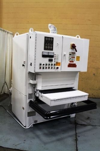 36&#034; aem bet grinder and deburring machine for sale
