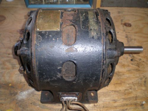 CENTURY REPULSION START INDUCTION MOTOR Vintage 1 Phase 1/2 HP, 1725 RPM,