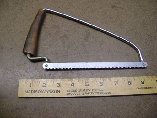 Vtg Small Kitchen Meat Saw Bone Saw 7 1/2&#034; Blade Clean Nice Small Size FREE SHIP