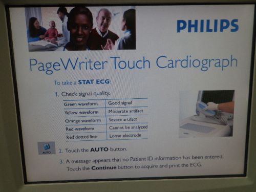 Philips Pagewriter touch EKG Machine with PIM module and Cart
