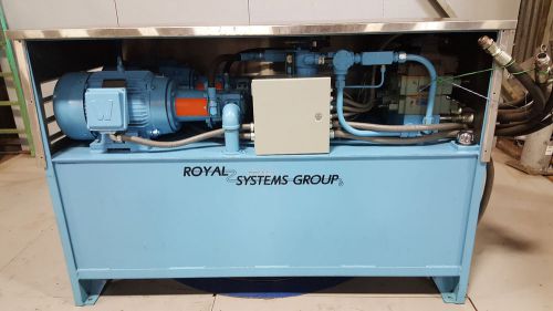 Royal systems group hydraulic unit 5000 psi hpu for film processing-covered for sale