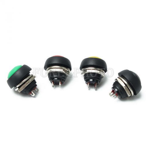 4x On/Off Latching Momentary Push Button Switch Locking Car Dashboard Boat 12mm