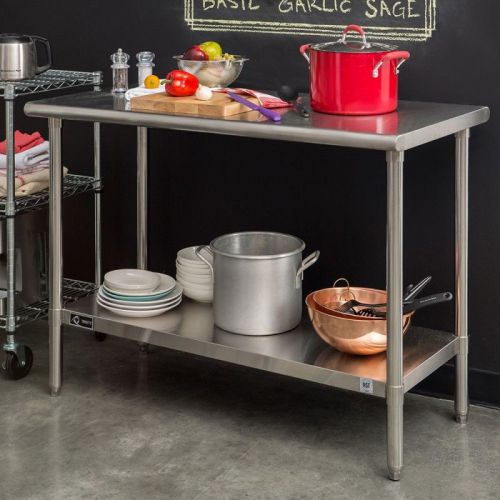 Trinity ecostorage  stainless steel table 48 x 24 x 35 nsf for sale