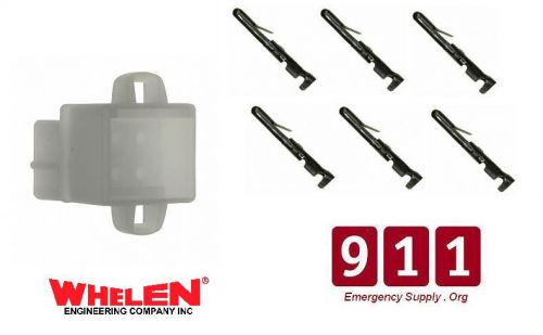 Whelen Alpha Siren Power Harness Connector Cable Plug 6 Pin Traffic Advisor