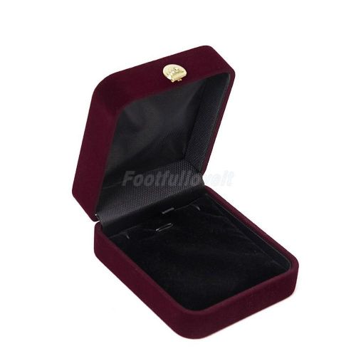 Necklace Earring Pendant Jewelry Storage Gift Box Holder Organizer Case NEW