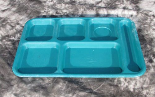 * Cambro BCT1014 Blue 6-Compartment 15x10&#034; Cafeteria Trays / Qty Available
