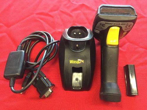 WASP TECHNOLOGIES BAR CODE SCANNER with USB &amp; BASE WWS-800 C, 307, WWS-800 CR