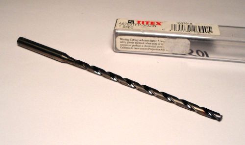 Titex carbide oil feed drill a6785tfp-5/32in 5/32&#034; x 5-1/4&#034; alpha 4 xd20 [660] for sale