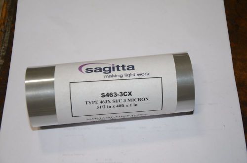Sagitta polishing film 40 foot roll 5 1/2 inches 3 micron s463-3cx 463x si/c for sale