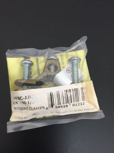 Pro-flex bonding clamp for 3/8” or 1/2&#034; - item# 145592 model# pfbc-ab *4 in lot for sale