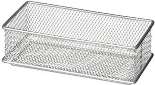 Mesh Drawer organizer Store Silver Stainless Steel wire 3 x 3 Inch office Design