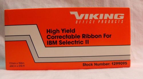 NEW VIKING HIGH YIELD CORRECTION RIBBON FOR IBM SELECTRIC II 2  #129905