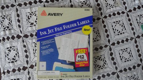 AVERY FILE FOLDER LABELS FOR INK JET PRINTERS