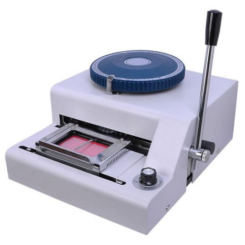 Pvc plastic card manual embosser embossing machine 1613 for sale