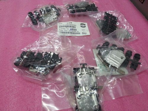 HARTING 09670090343 Dsub Backshell 9P Dsub Metal Hood Top Entry, Qty - 6pcs