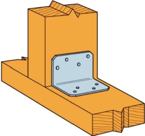 Simpson Strong Tie A23 Angle, Used To Reinforce Right Angle Connections 20 Pack