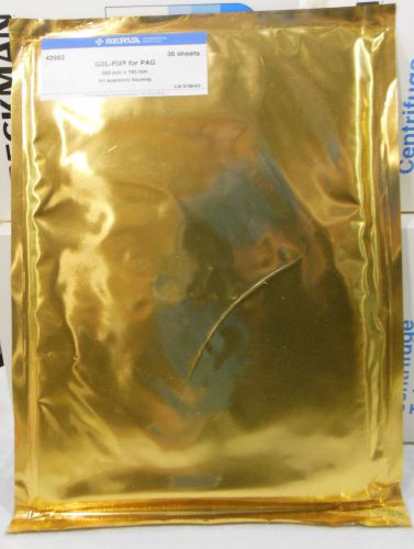 Serva 42983 GEL-FIX for PAG Size: 265 mm x 193 mm Gold Packaging 36 Sheets
