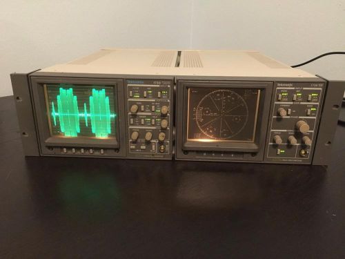 Tektronix 1720 Vectorscope and 1730 Waveform Monitor