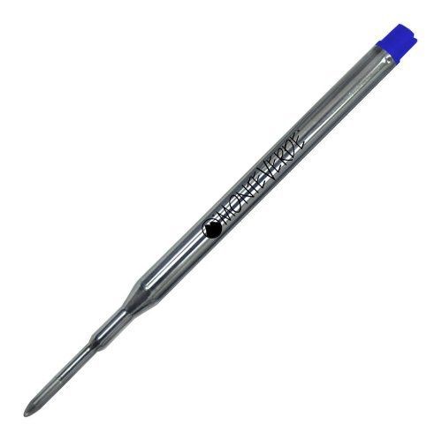 Monteverde Capless Gel Refill To Fit Sheaffer Ballpoint Pens, Fine, Blue, 6 Pack