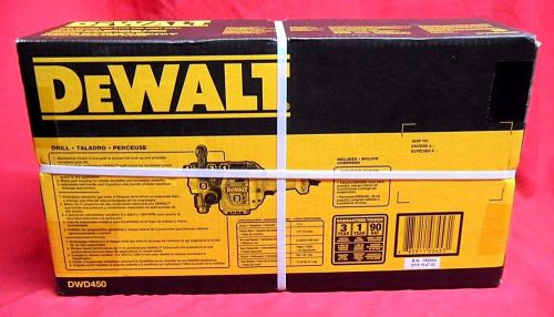 Dewalt dwd450 1/2&#034; vsr stud &amp; joist drill w/ clutch  **new in box** for sale
