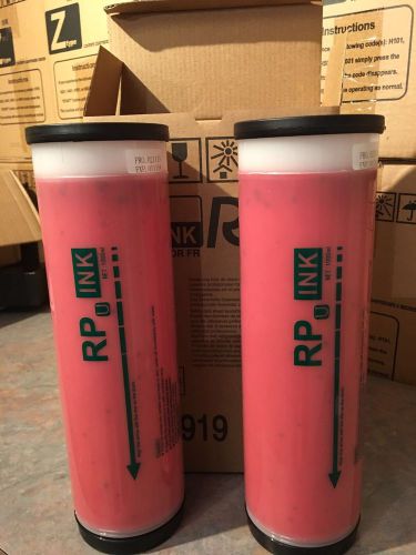 2 Riso Compatible S-3919 Red Ink, Risograph RP3100,3500