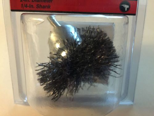 Craftsman Flared End Brush 2&#034; diameter with 1/4&#034; shank