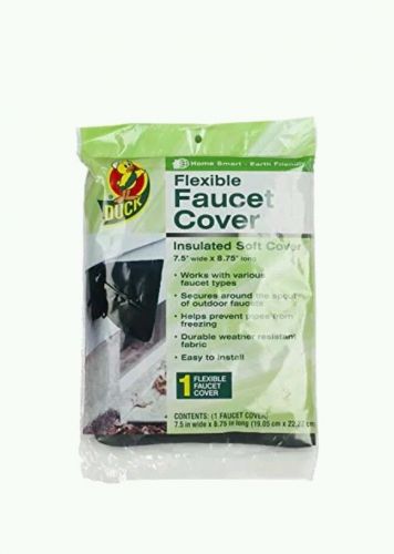 Duck Brand 280462 Insulated Soft Flexible Faucet Cover For Freeze Protection, 7