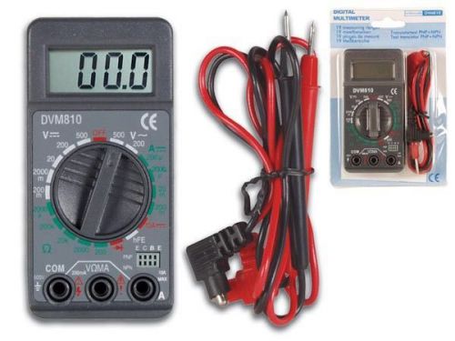 Velleman dvm810 mini 3 1/2 digit digital multimeter - 19 ranges for sale