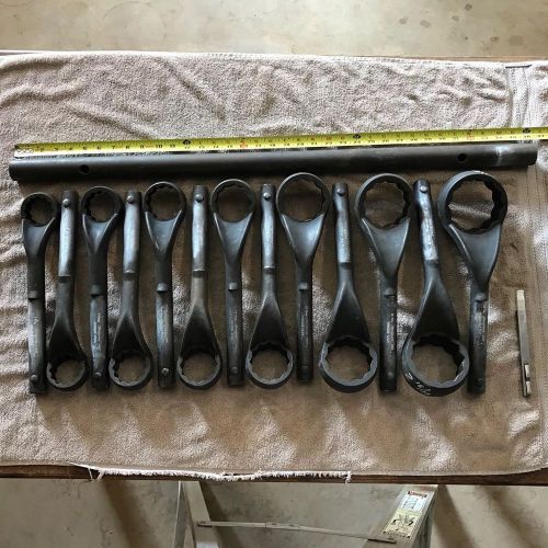 Snap On Tubular Wrench Set. 1-11/16&#034; To 3-1/8&#034;