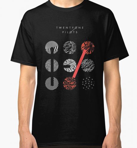 New Twenty One Pilots Blurryface Men&#039;s Black Tees TShirt Clothing S-2XL
